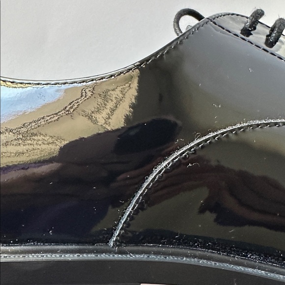Zara Men's Glossy Black Dress Shoes - Picture 13 of 16
